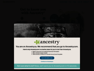landing.ancestry.ca screenshot