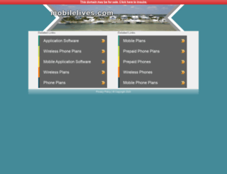 landing.mobilelives.com screenshot