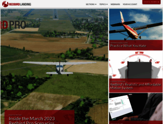 landing.redbirdflight.com screenshot