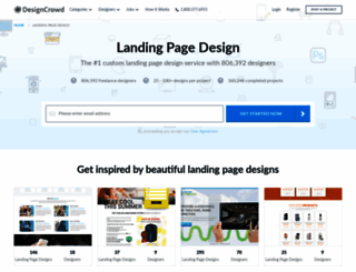 landingpage.designcrowd.com screenshot