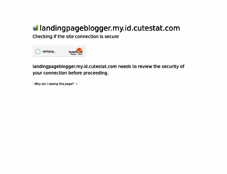 landingpageblogger.my.id.cutestat.com screenshot