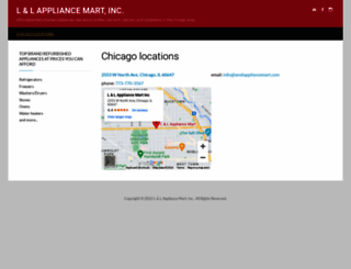 landlappliancemart.com screenshot