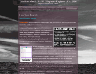 landlineman.com screenshot