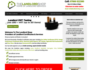 landlord-shop.co.uk screenshot