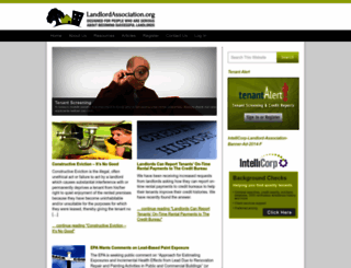 landlordassociation.org screenshot