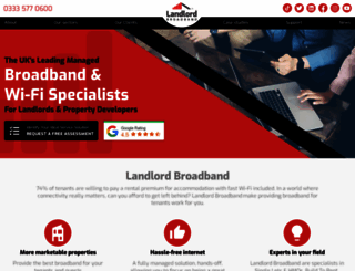 landlordbroadband.com screenshot
