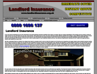 landlordinsurance.org.uk screenshot