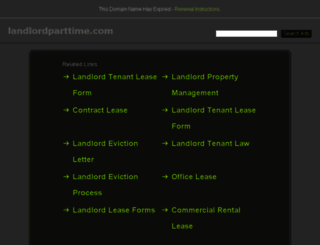 landlordparttime.com screenshot