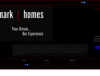 landmark-homes.com screenshot