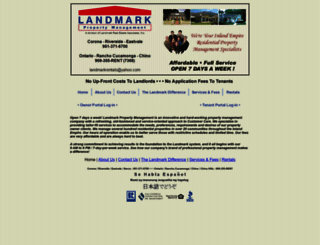 landmarkcalifornia.com screenshot