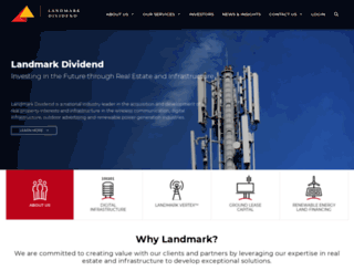 landmarkdividend.com screenshot