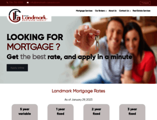 landmarkfinance.com screenshot