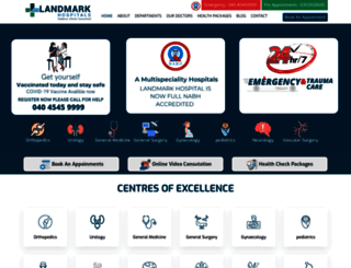 landmarkhospitals.net screenshot