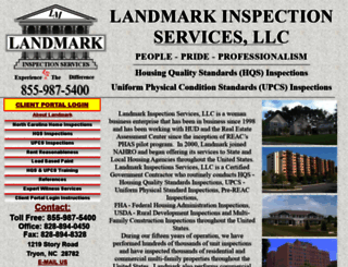 landmarkinspect.com screenshot