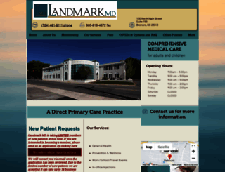 landmarkmd.com screenshot