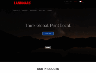 landmarkprintingink.com screenshot