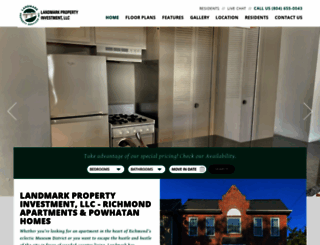 landmarkrentals-online.com screenshot