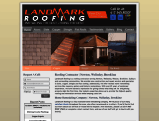 landmarkroofing.com screenshot