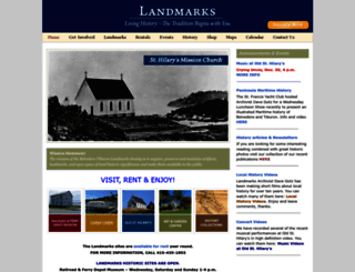 landmarkssociety.com screenshot
