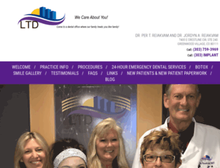 landmarktotaldentistry.com screenshot