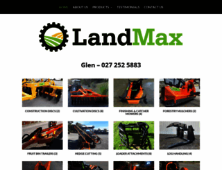 landmax.co.nz screenshot