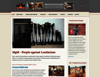 landmine.org screenshot