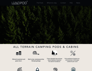 landpod.co.uk screenshot