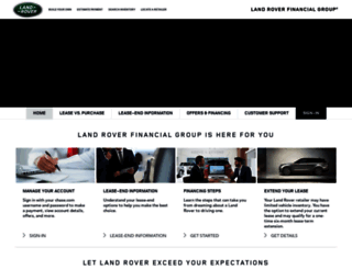 landroverfinancialgroup.com screenshot