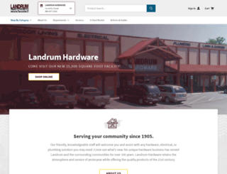 landrumhardware.com screenshot