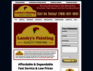 landryspainting.com screenshot
