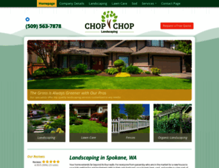 landscapedesignspokane.com screenshot