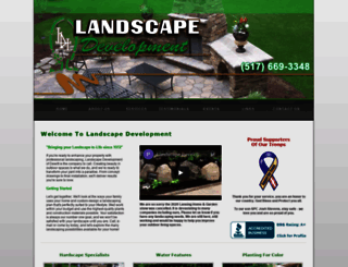 landscapedevelopmentofdewitt.com screenshot