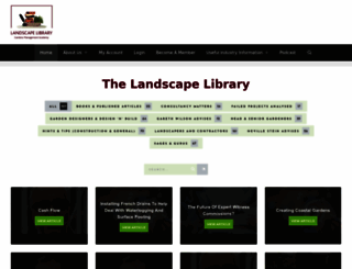 landscapelibrary.co.uk screenshot