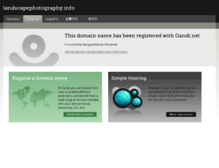 landscapephotography.info screenshot