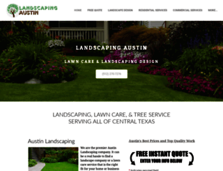 landscapingaustin.net screenshot