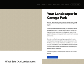 landscapingbychuck.com screenshot
