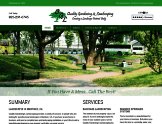 landscapingmartinez.com screenshot