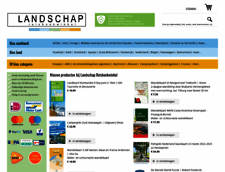 landschapreisboekwinkel.nl screenshot