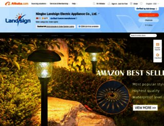 landsign.en.alibaba.com screenshot