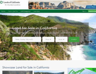 landsofcalifornia.com screenshot