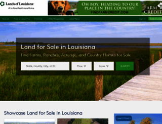 landsoflouisiana.com screenshot
