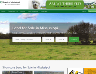 landsofmississippi.com screenshot