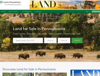 landsofpennsylvania.com screenshot