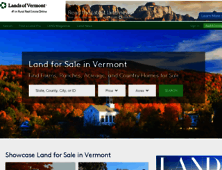 landsofvermont.com screenshot