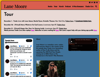 lanemoore.org screenshot