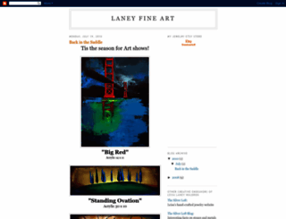 laneyfineart.blogspot.com screenshot