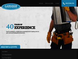 langdon.com.au screenshot