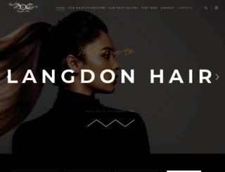 langdonhair.com.au screenshot
