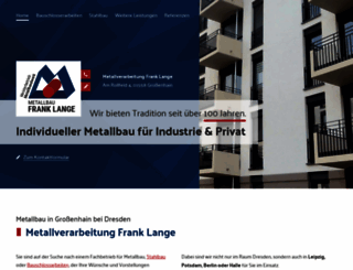 lange-metallverarbeitung.de screenshot