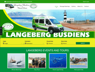 langebergbus.co.za screenshot